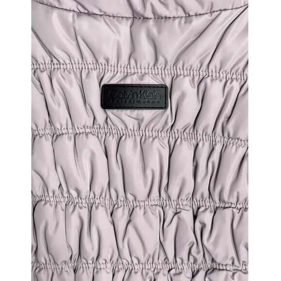 Calvin Klein Winter Quilted Vest with faux fur, Small - Picture 4 of 8